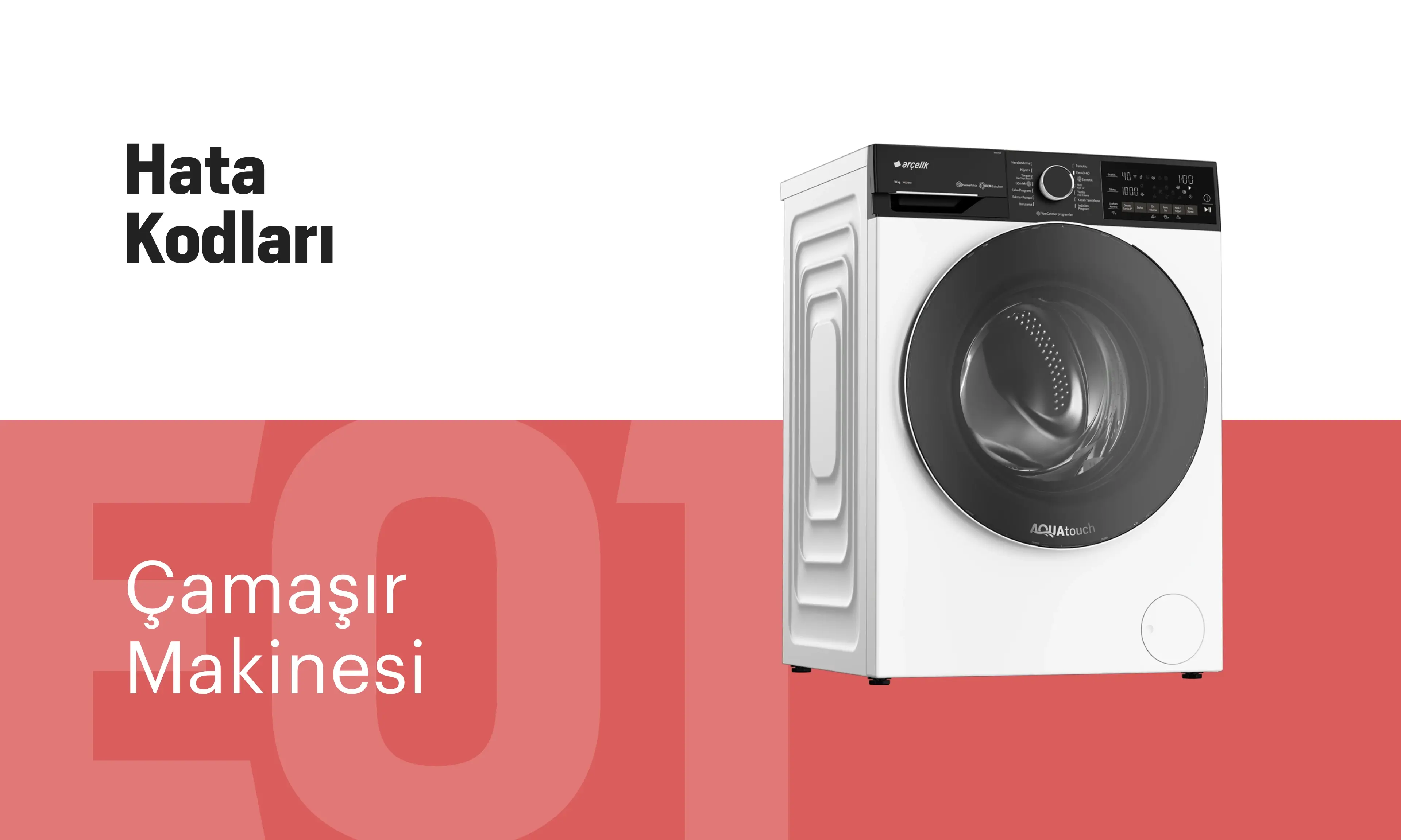 Çamaşır Makineniz Hata Kodu Veriyorsa Ne Yapmalısınız?